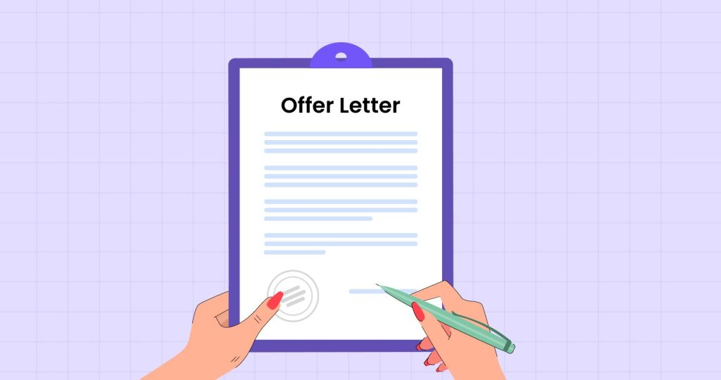 recruitment offer letter